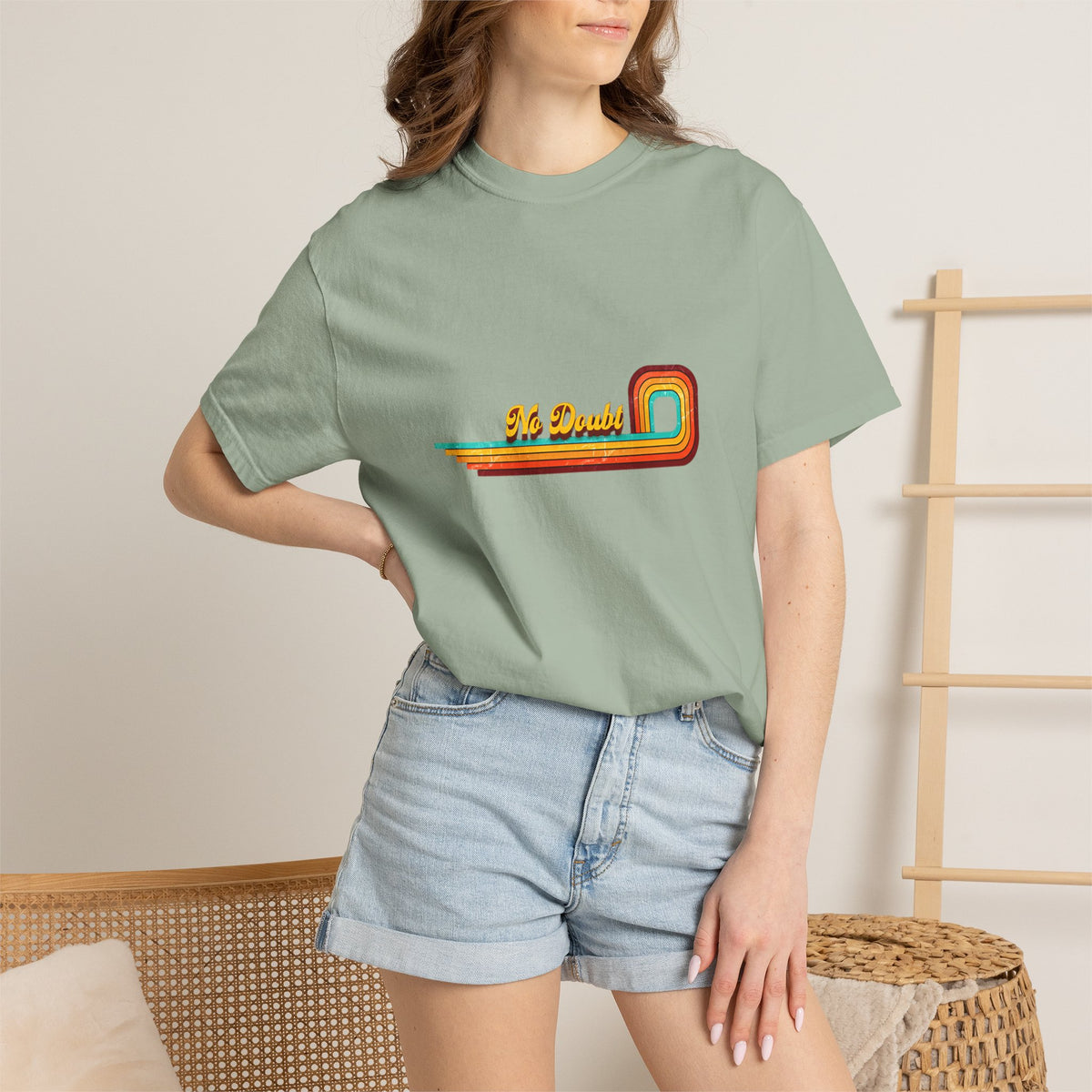 Comfort Colors® No Doubt Retro Rainbow T-Shirt