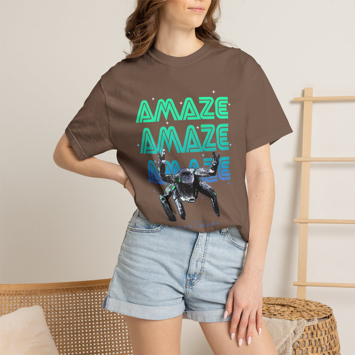Comfort Colors® Amaze Rocky Vintage T-Shirt, Project Hail Mary Inspired Sci Fi Tee