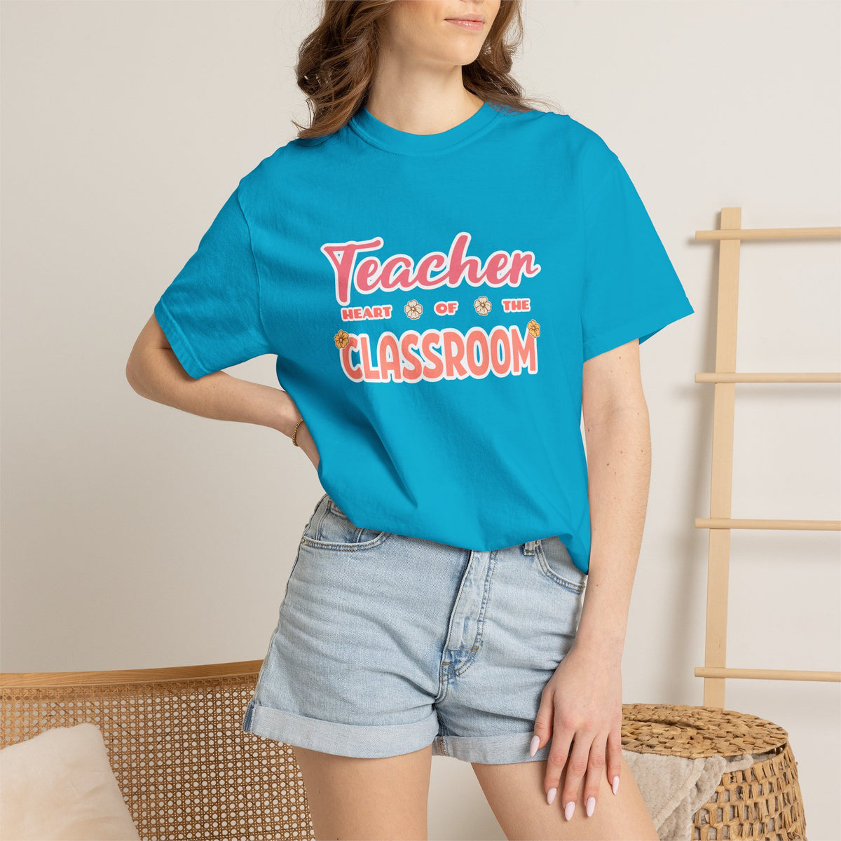 Comfort Colors® Teacher Heart of the Classroom Shirt, Teacher Appreciation Gift, Teacher Tee, Back to School Shirt, End of Year Teacher Gift