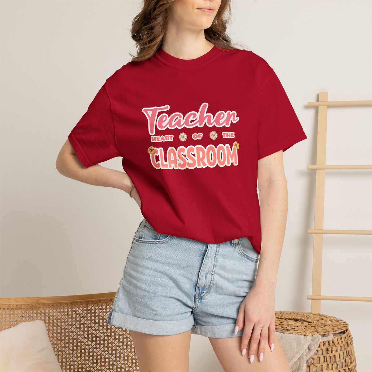 Comfort Colors® Teacher Heart of the Classroom Shirt, Teacher Appreciation Gift, Teacher Tee, Back to School Shirt, End of Year Teacher Gift