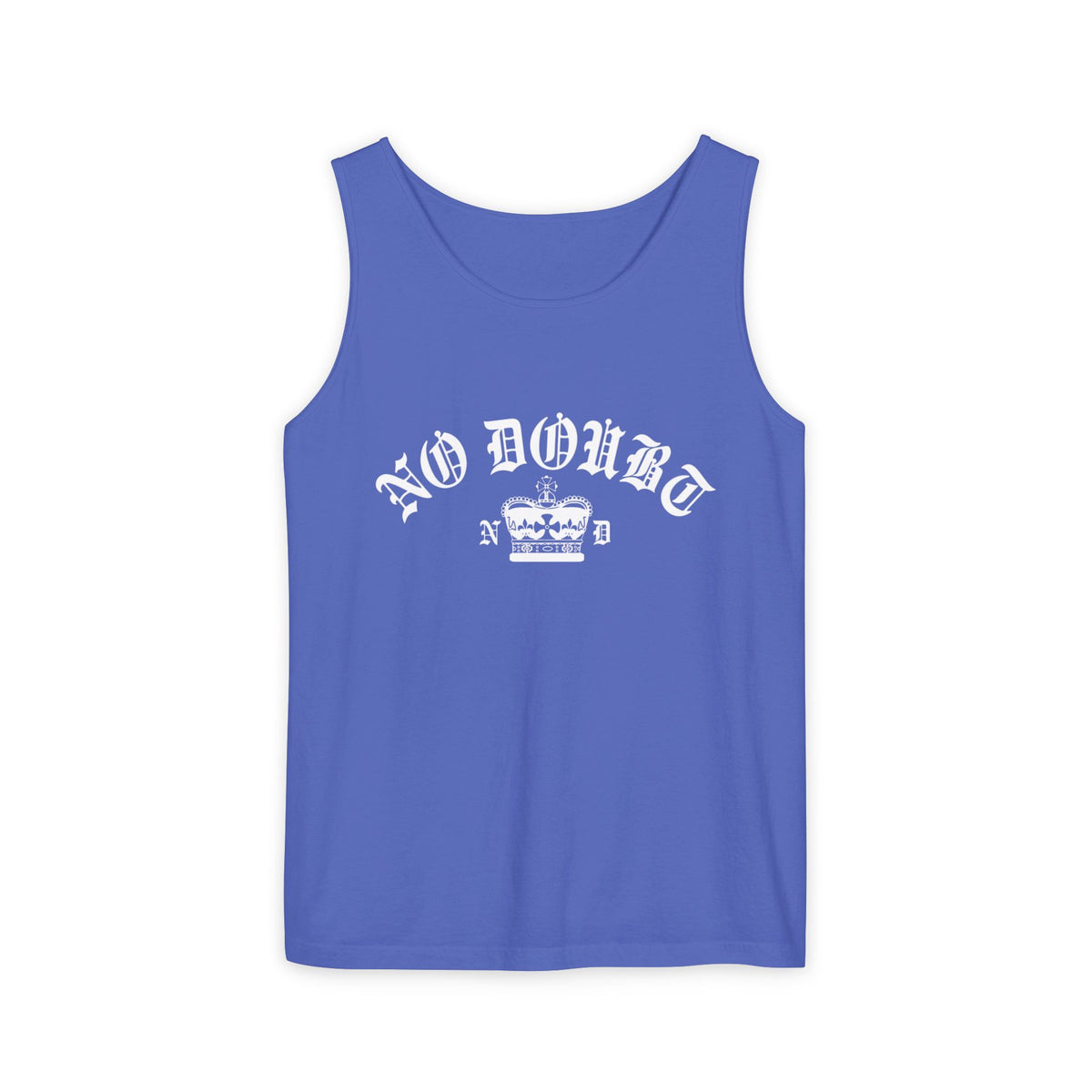 Comfort Colors® No Doubt Band Unisex Tank top, 90s Ska Punk Rock Graphic Tee, Tragic Kingdom Era Orange Crop Top,Retro Gwen Stefani Fan Gift