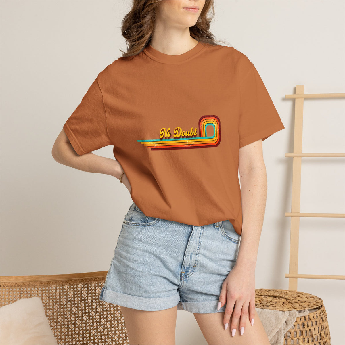 Comfort Colors® No Doubt Retro Rainbow T-Shirt