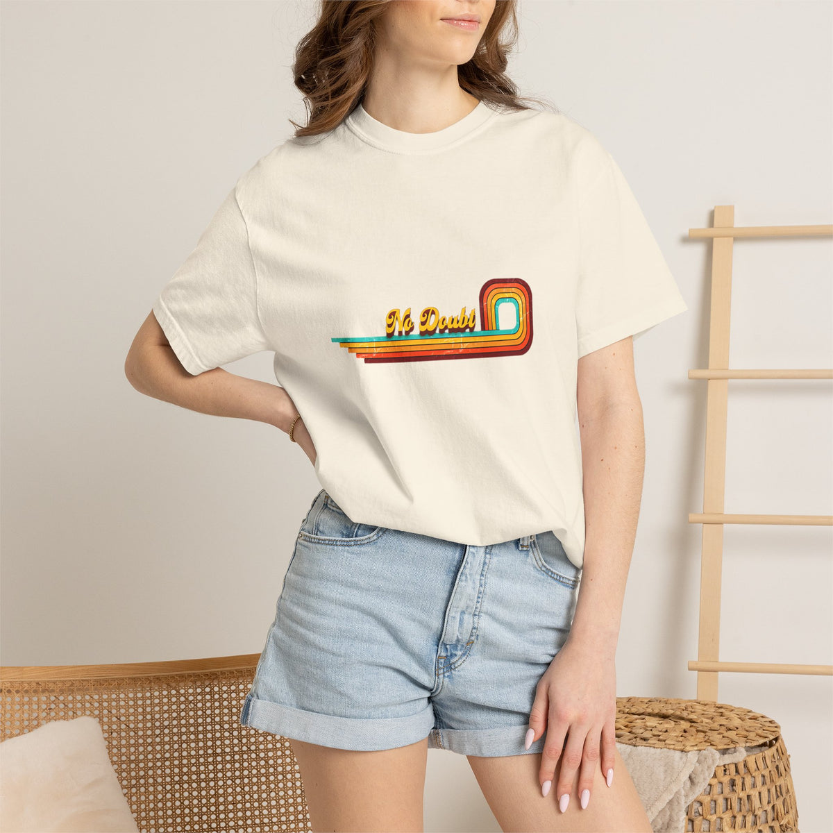 Comfort Colors® No Doubt Retro Rainbow T-Shirt