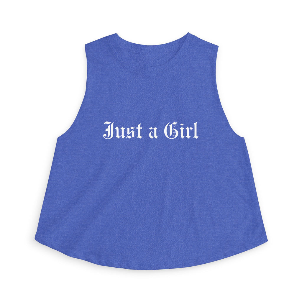 Just a girl Tee Tank top, Vintage-Inspired Rock Shirt,  Just a Girl shirt, Tragic Kingdom Design - Im Just a Girl