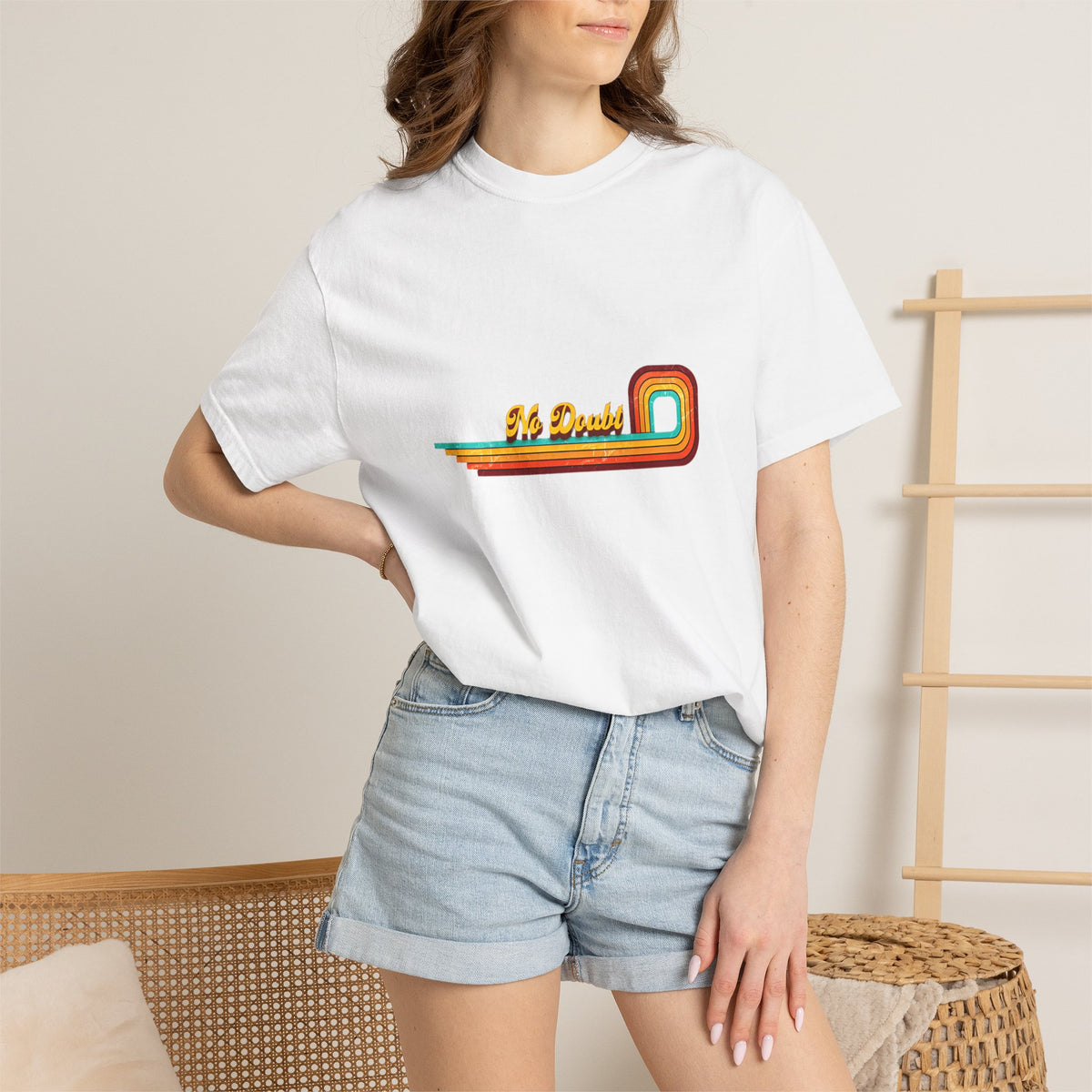 Comfort Colors® No Doubt Retro Rainbow T-Shirt